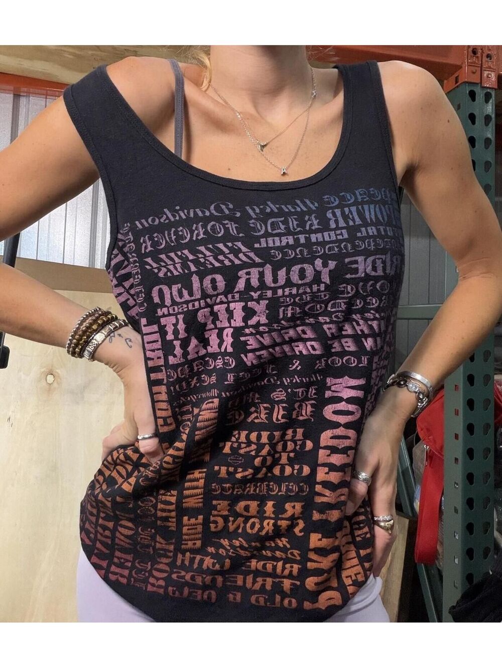 Y2K Harley Davidson Tank Top